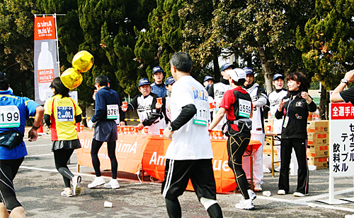 部員5人もハーフマラソンの部に出場