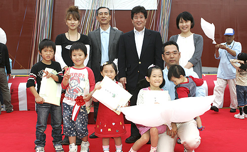 支綱切断の大役ご苦労様でした